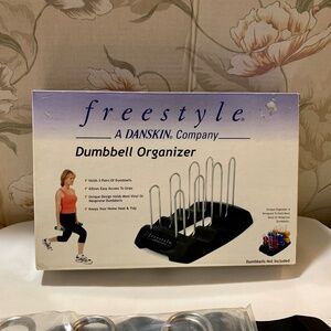 Hand Weight Dumbbell Storage Holder Organizer NIB